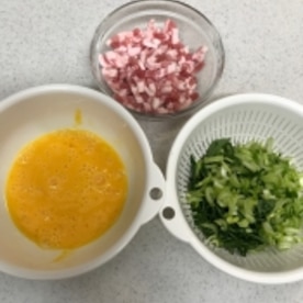 豚肉と小松菜の簡単絶品チャーハン レシピ 作り方 By うめーば 楽天レシピ